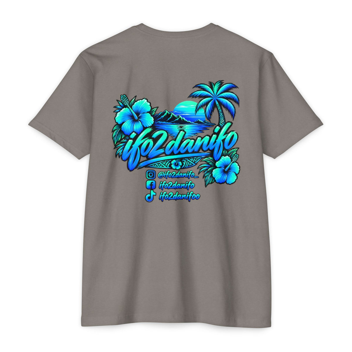 Certified Foodie T-Shirt — Tropical Hawaiian 'Certified Foodie' Graphic Tee