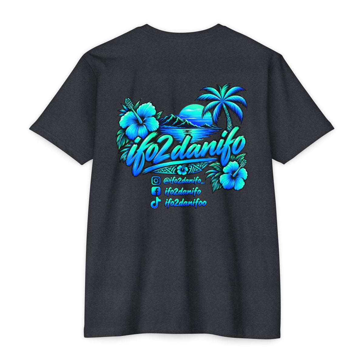 Certified Foodie T-Shirt — Tropical Hawaiian 'Certified Foodie' Graphic Tee